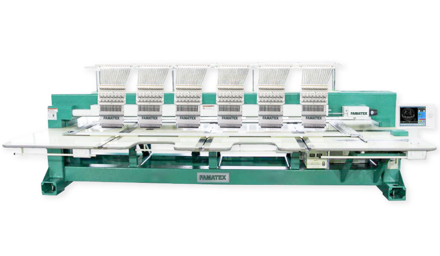 Bordadora de 6 cabezales